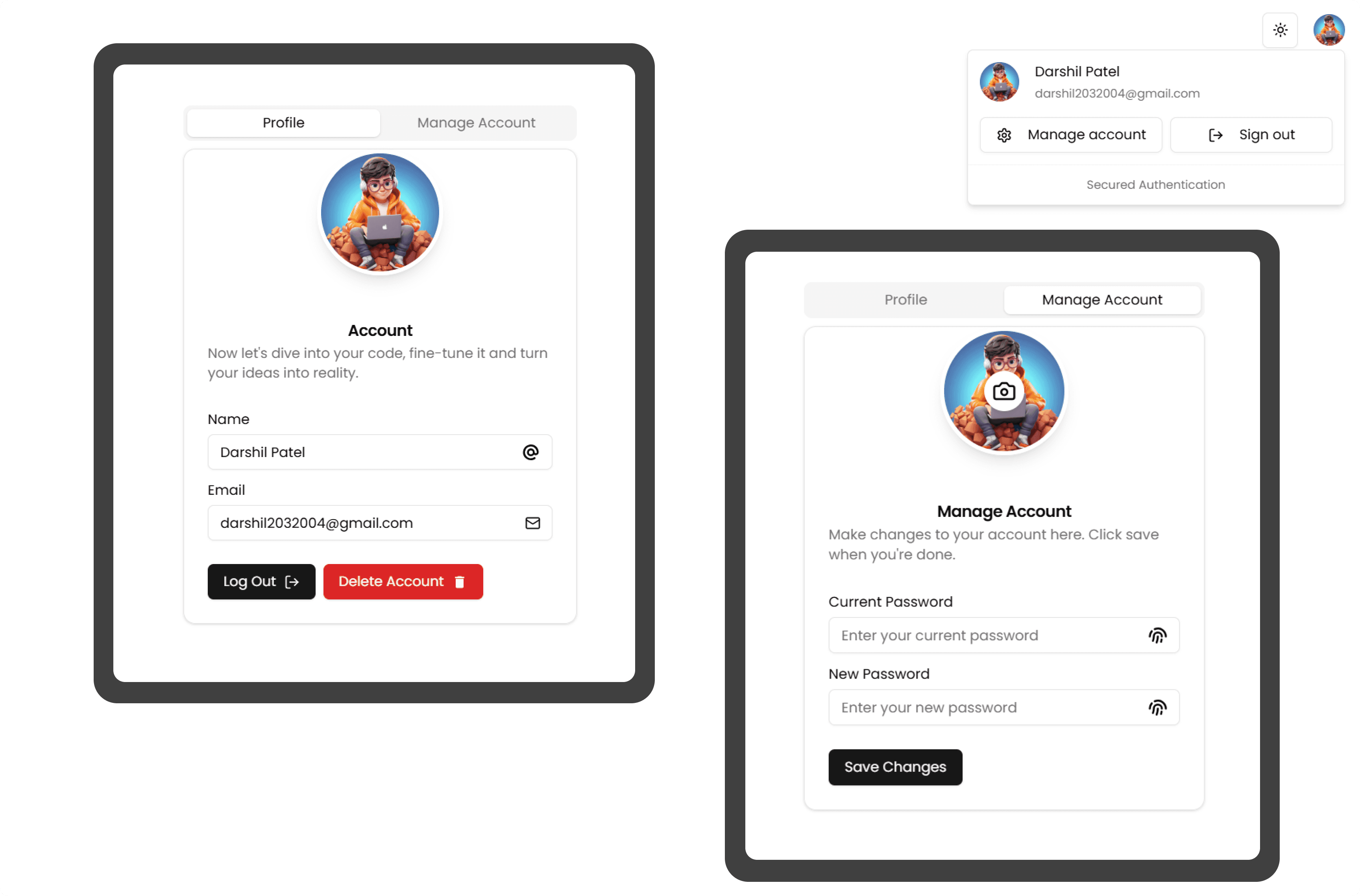 AuthCraft – Modern Full-Stack Authentication Template thumbnail 2